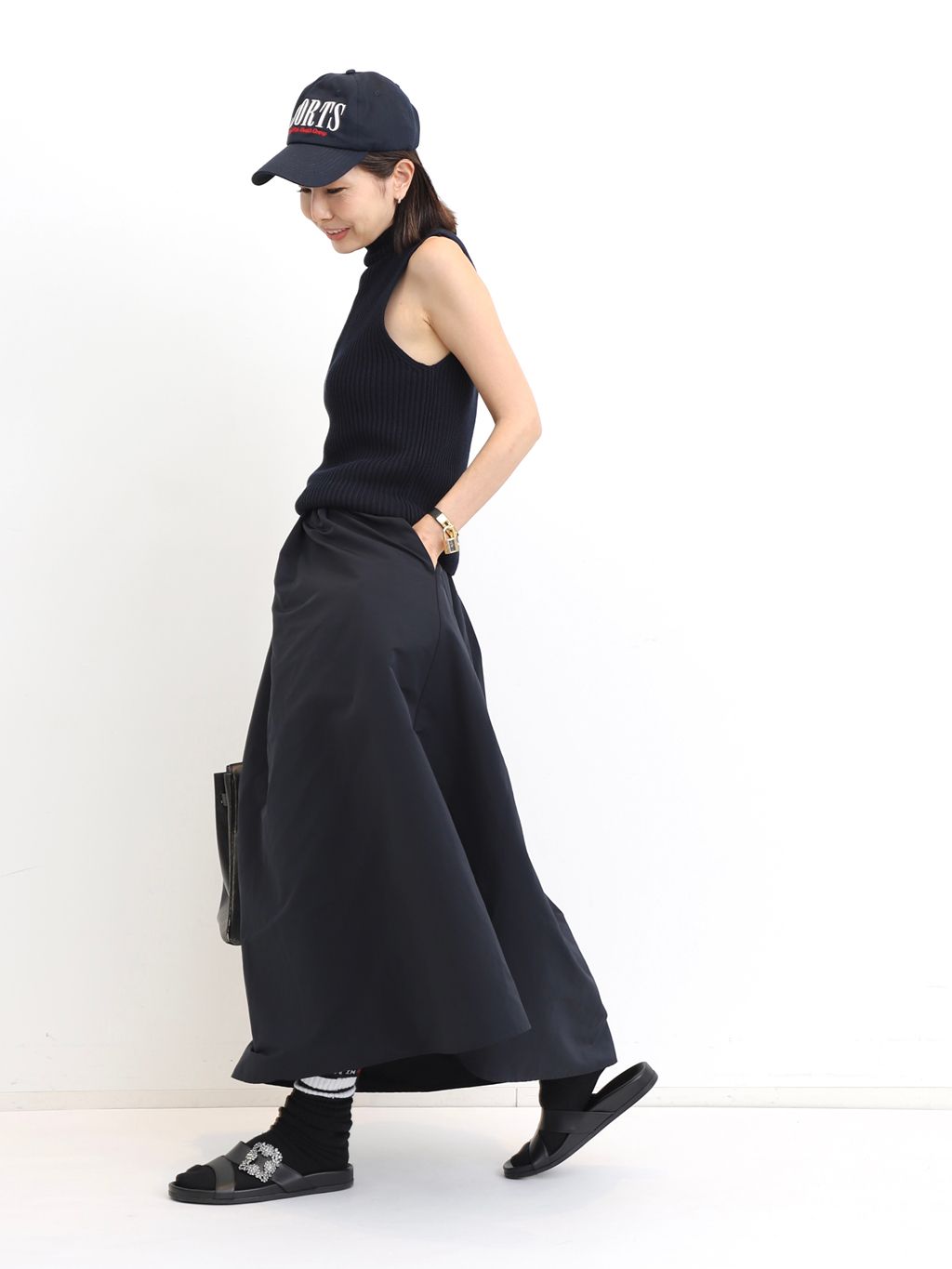 Grosgrain Volume Skirtのコーディネートスナップ（BUYER.Y）｜L