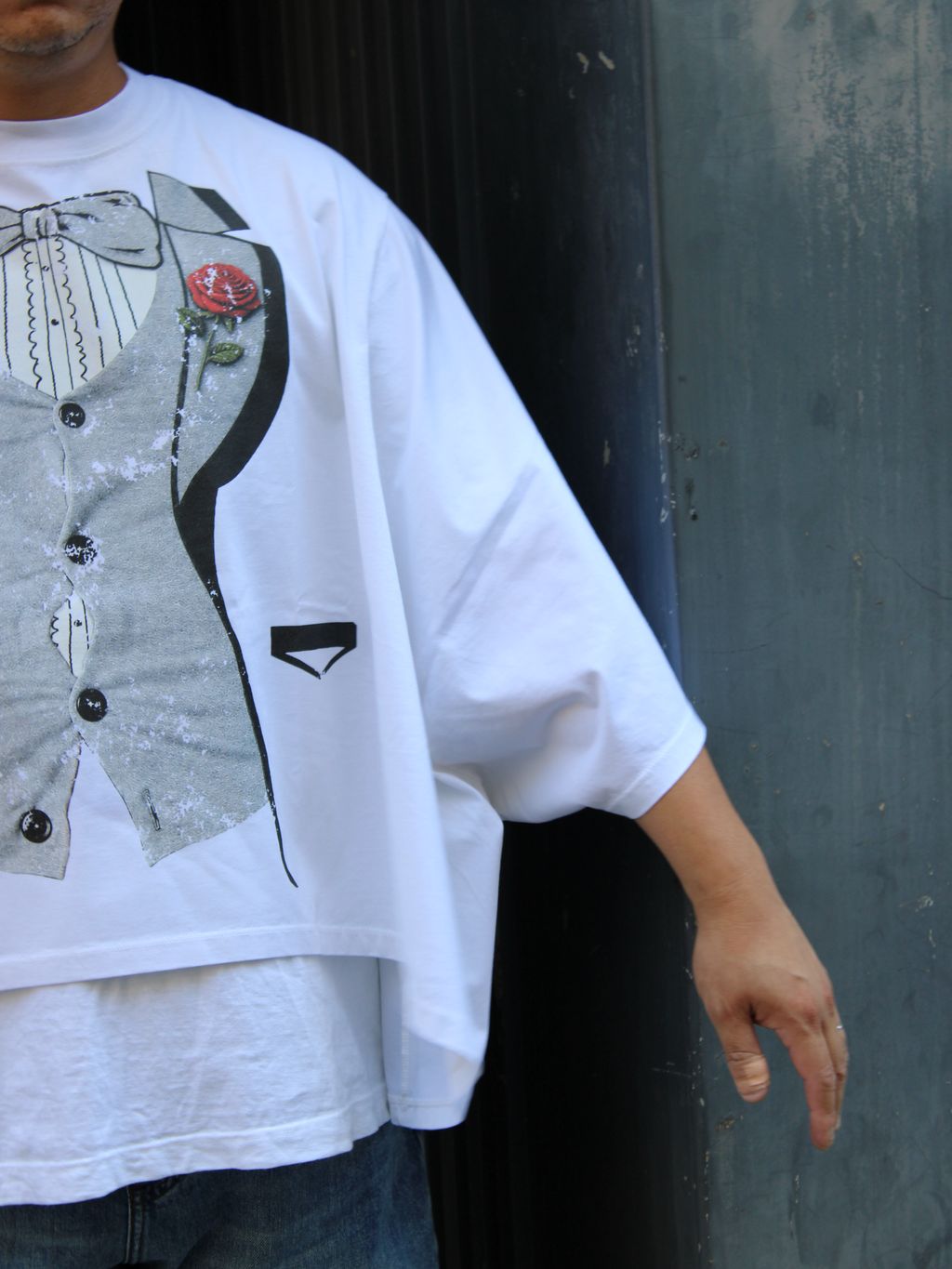 doublet / ダブレット WISM別注 TUXEDO BALLOON T-SHIRTの