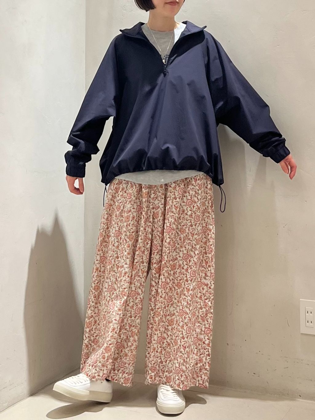 ボイルフラワーパンツのコーディネートスナップ（K.M）｜journal