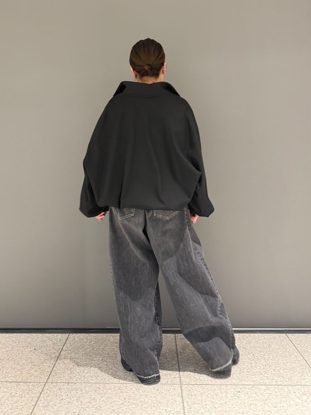 SUNDAY FAUXレザージャケットのコーディネートスナップ（R.Y