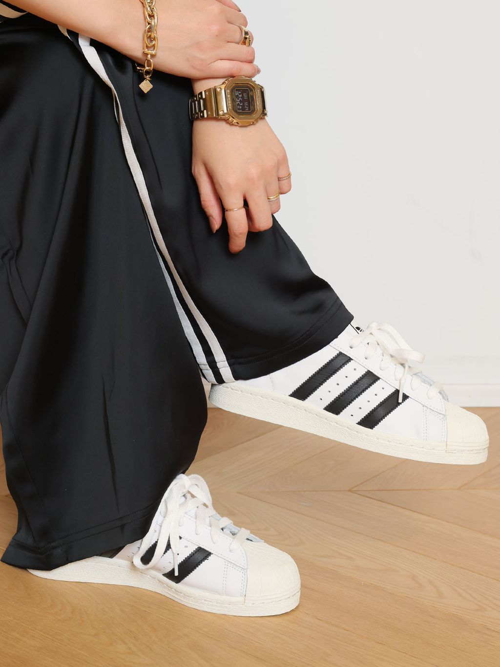 ADIDAS/アディダス】OVERSIZED TRACK TOP ジャケットのコーディネート