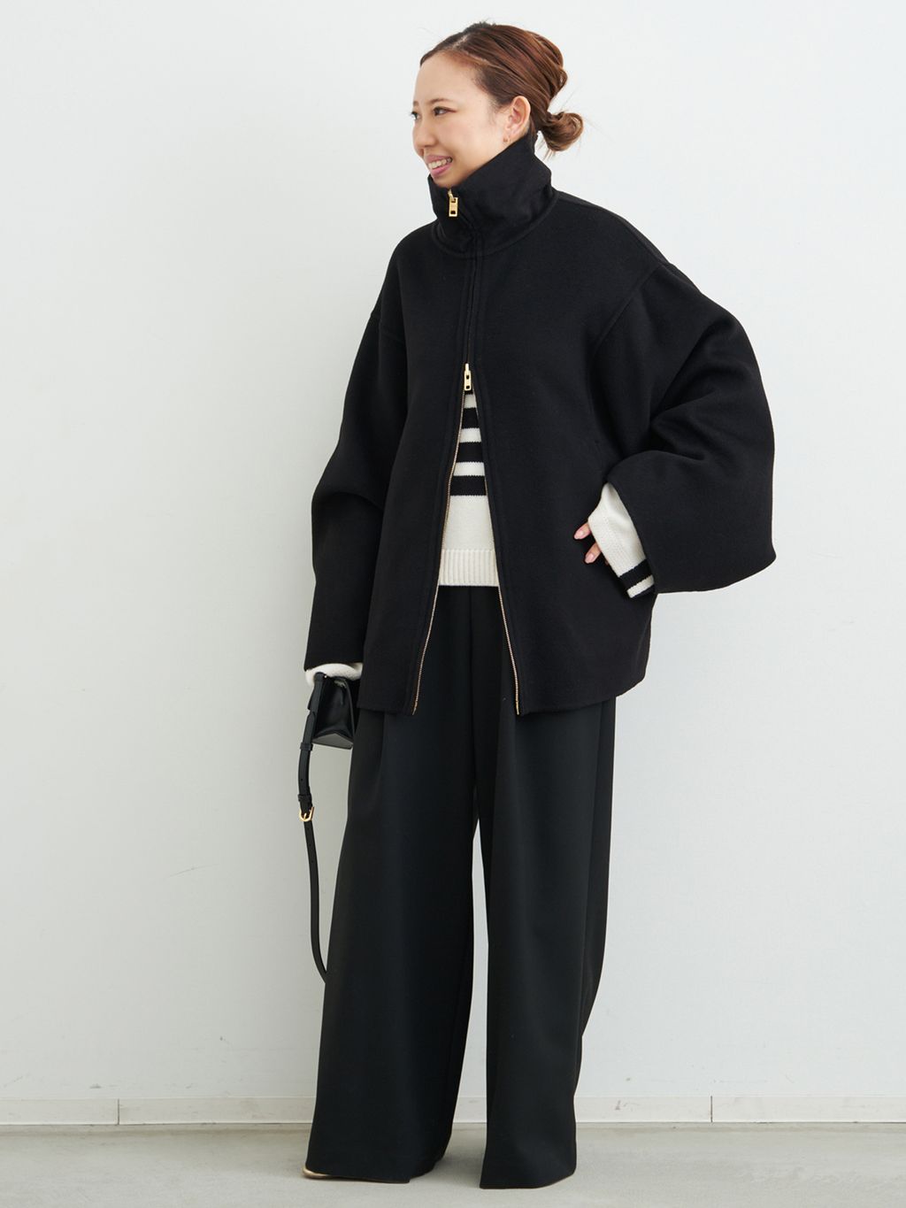 CINOH/チノ 】PUFFER COATのコーディネートスナップ（MIO）｜Deuxieme