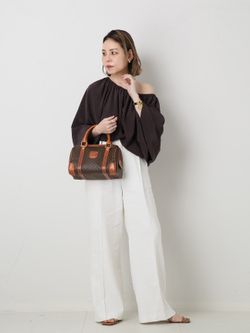 VINTAGE CELINE/セリーヌ】マカダム ボストンバッグ 25の