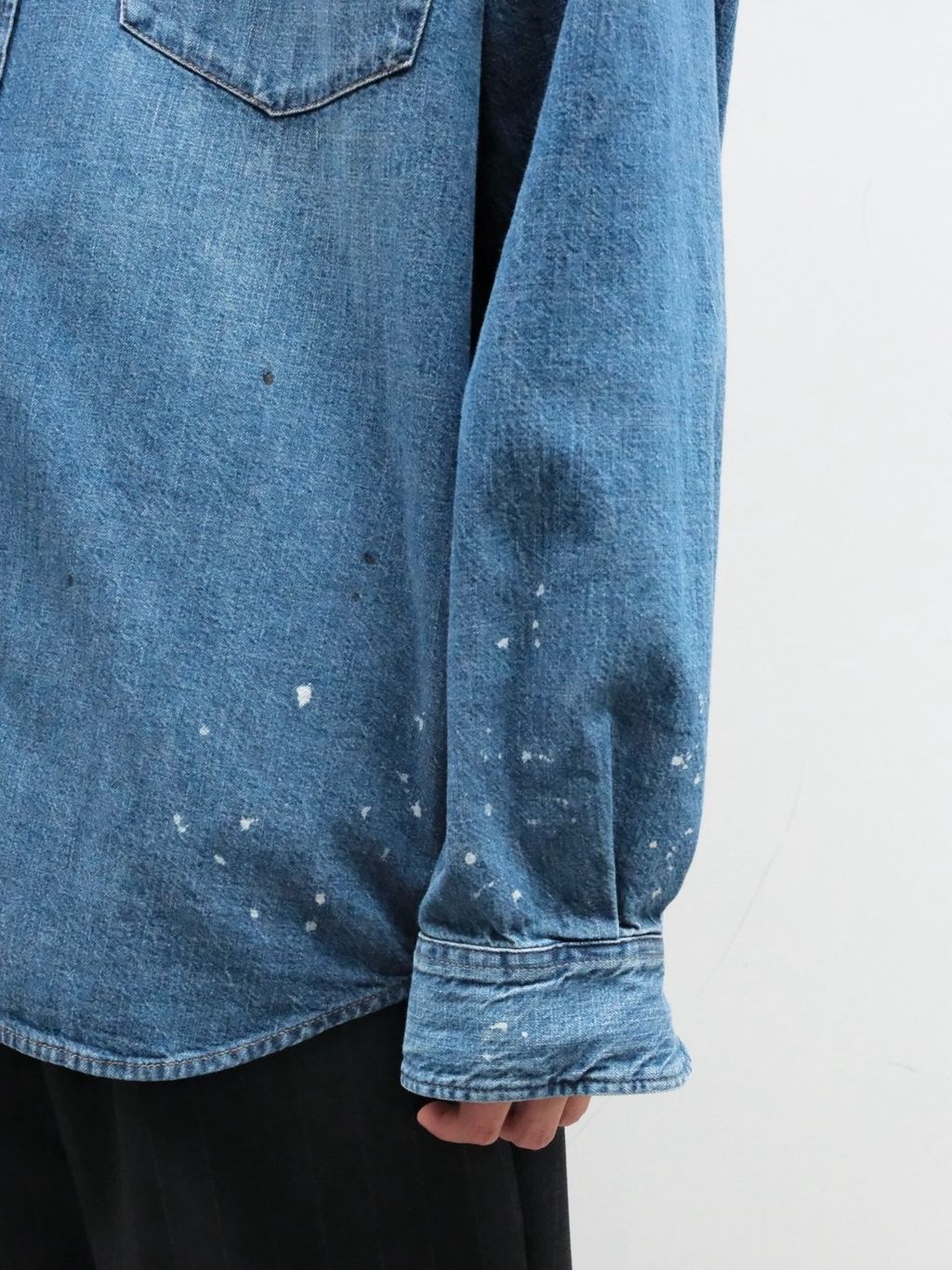 MAISON MARGIELA(メゾン マルジェラ) BICOLOR DENIM SHIRTの