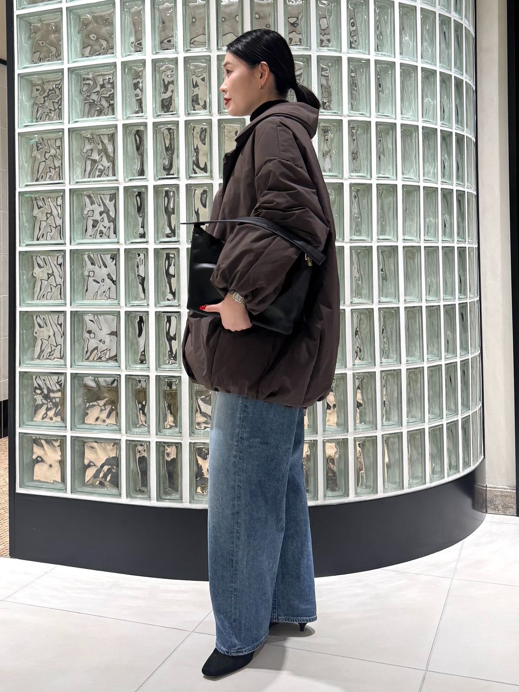 BAYCREW's IENA ARTIROSA 撥水テイラーコクーンダウン ARTIROSA 撥水テイラーコクーンダウンのコーディネートスナップ