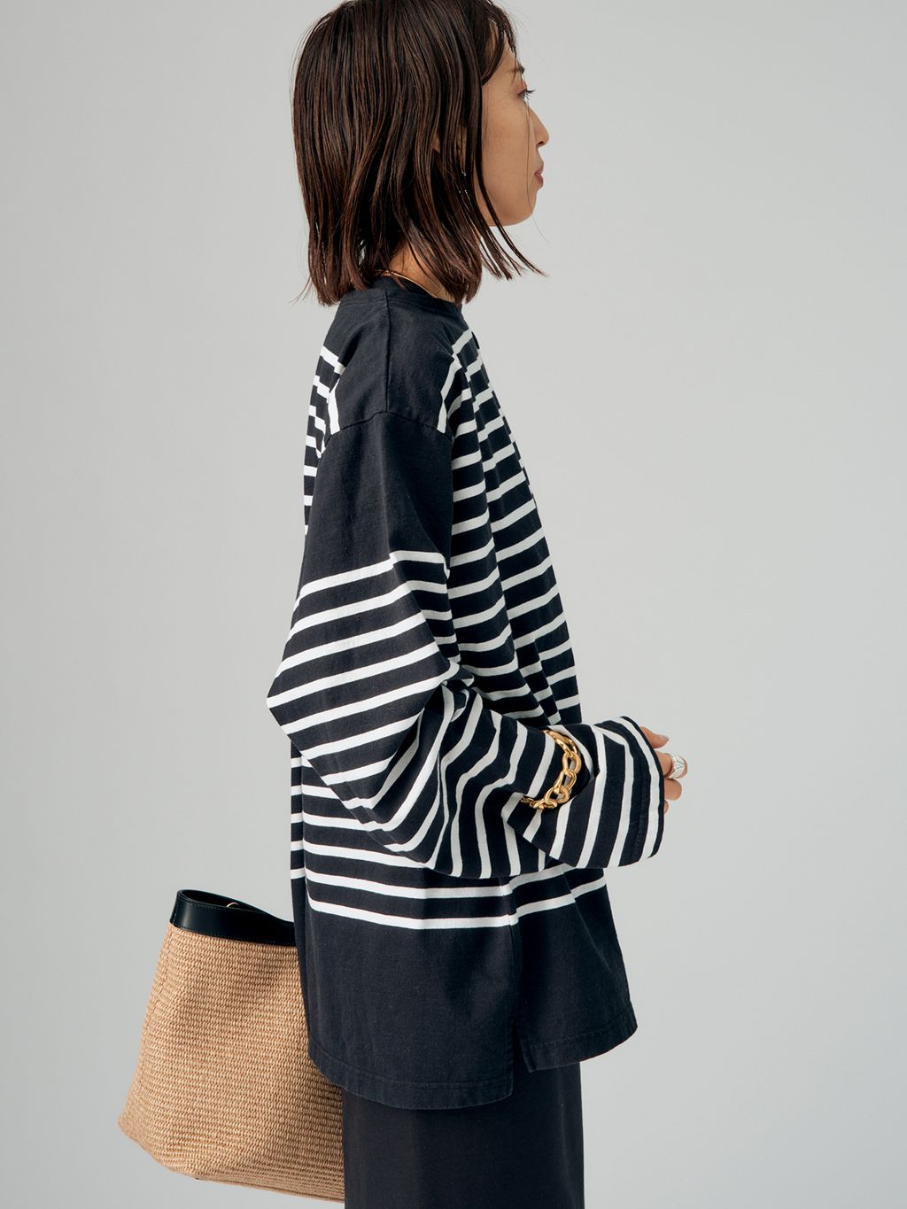 予約》MONT KEMMEL-VL モン ケメル 別注Borderのコーディネート