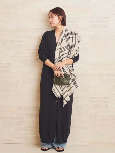 R'IAM カシュクールカーディガンのコーディネートスナップ（yuzuki