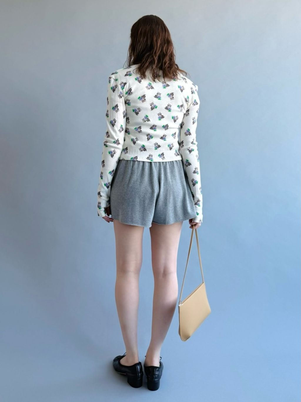 YUHAN WANG/ユハン・ワン】purr kitty print topのコーディネート