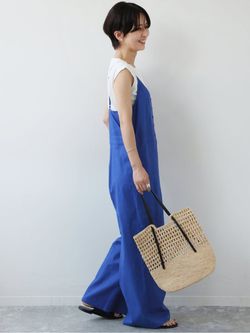 WEB限定追加/2枚セット》手洗い可 / タンクトップ付きキャミサロペット