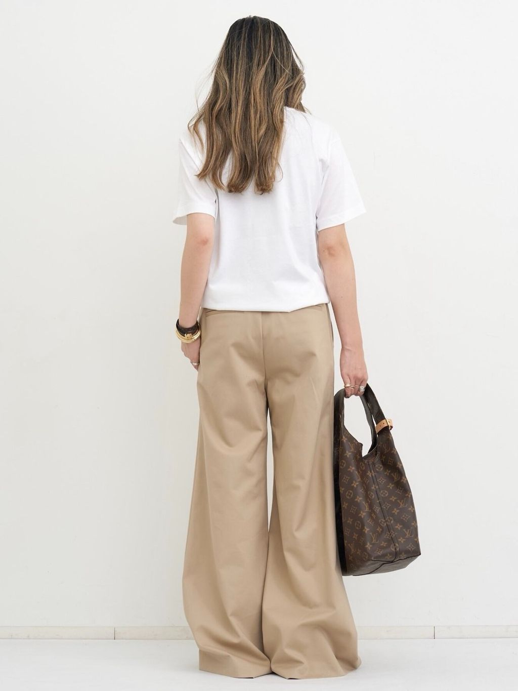 CHINO WIDE PANTSのコーディネートスナップ（BUYER.N）｜L'Appartement
