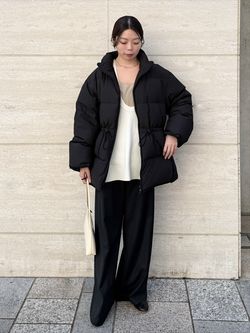 HAKUU / ハクウ 別注 ダウンジャケットのコーディネートスナップ（ENO