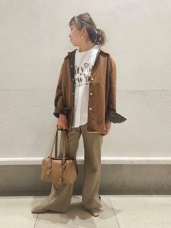 追加》フェイクスエードオープンカラージャケット（その他ブルゾン