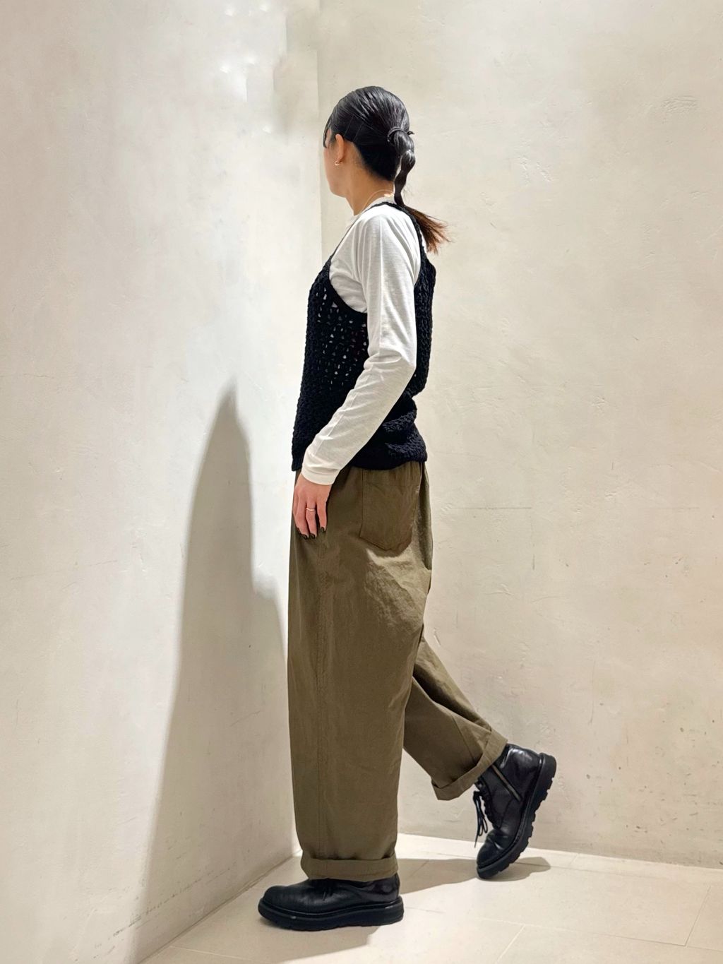 バフワッシャー イージーパンツのコーディネートスナップ（Y.K