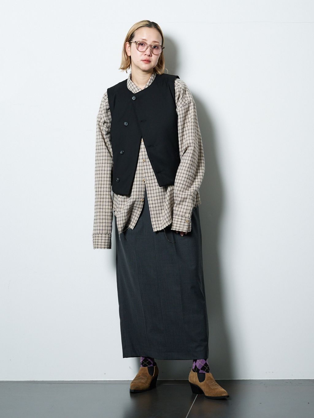 追加》BONDING ジャケットのコーディネートスナップ（SAKURAKO