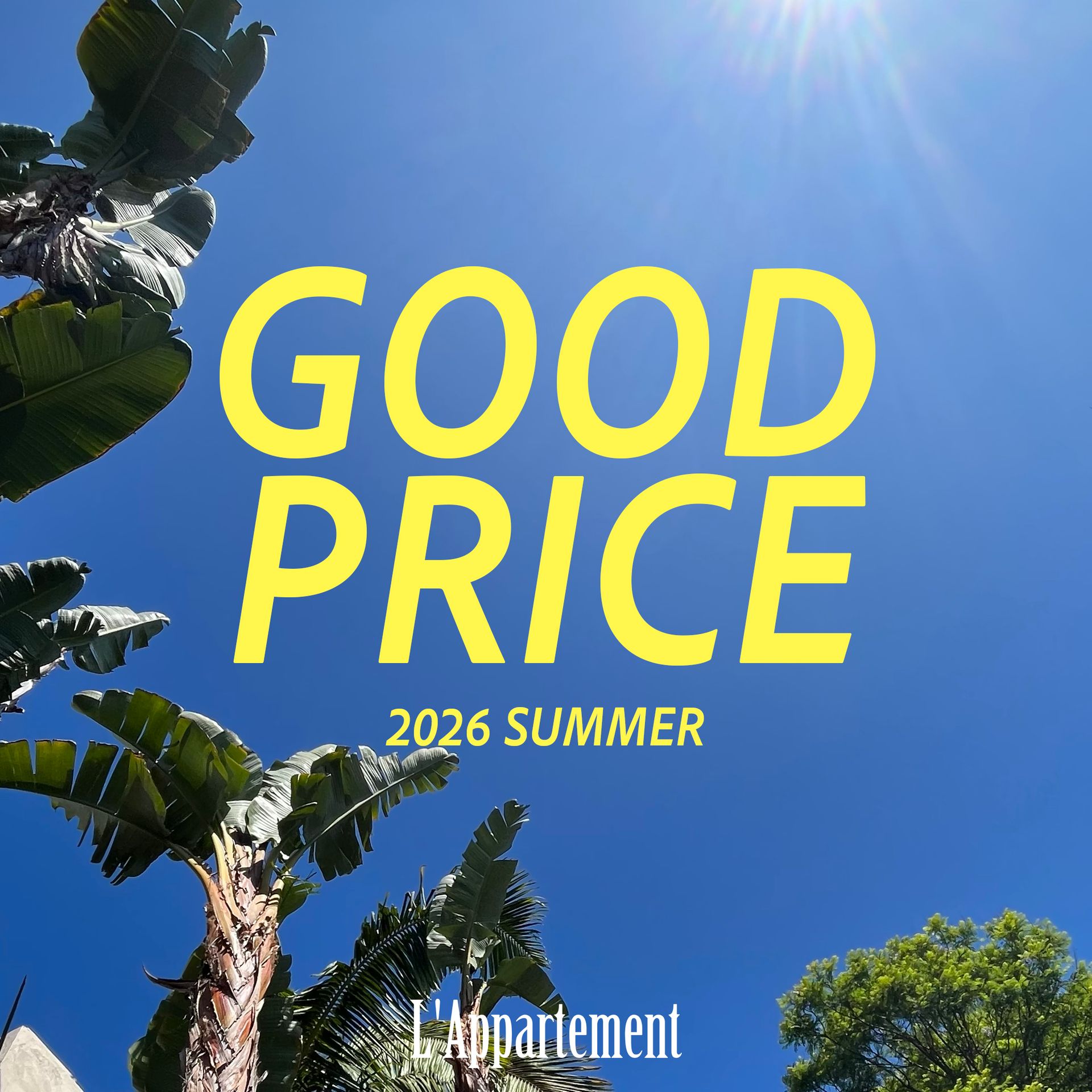 GOOD PRICE｜L'Appartement｜ブログ｜BAYCREW'S STORE