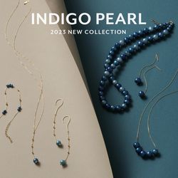 Lilas インディゴパール　ネックレス 缶付き　spick&span Lilas インディゴパール ネックレス 缶付き spick&span - メルカリ