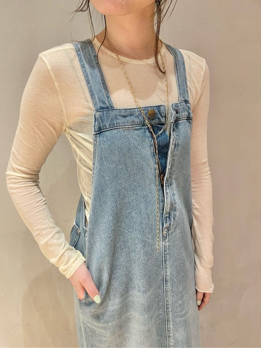 Plage★Healthy denim別注 サロペットスカート/36 Healthy denim/ヘルシーデニム】 別注 サロペットスカートの