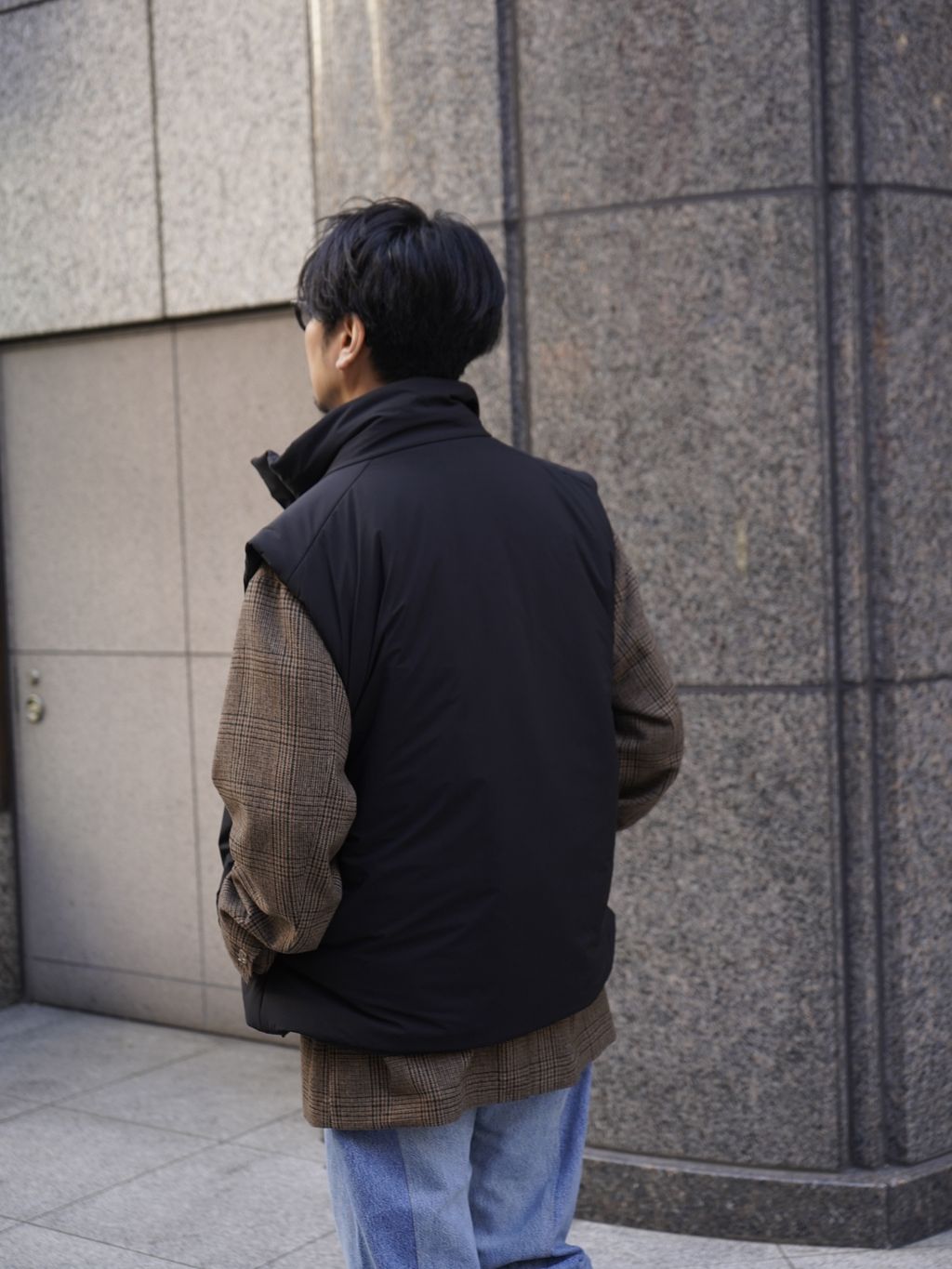N.HOOLYWOOD（N.ハリウッド）PUFFER VESTのコーディネートスナップ