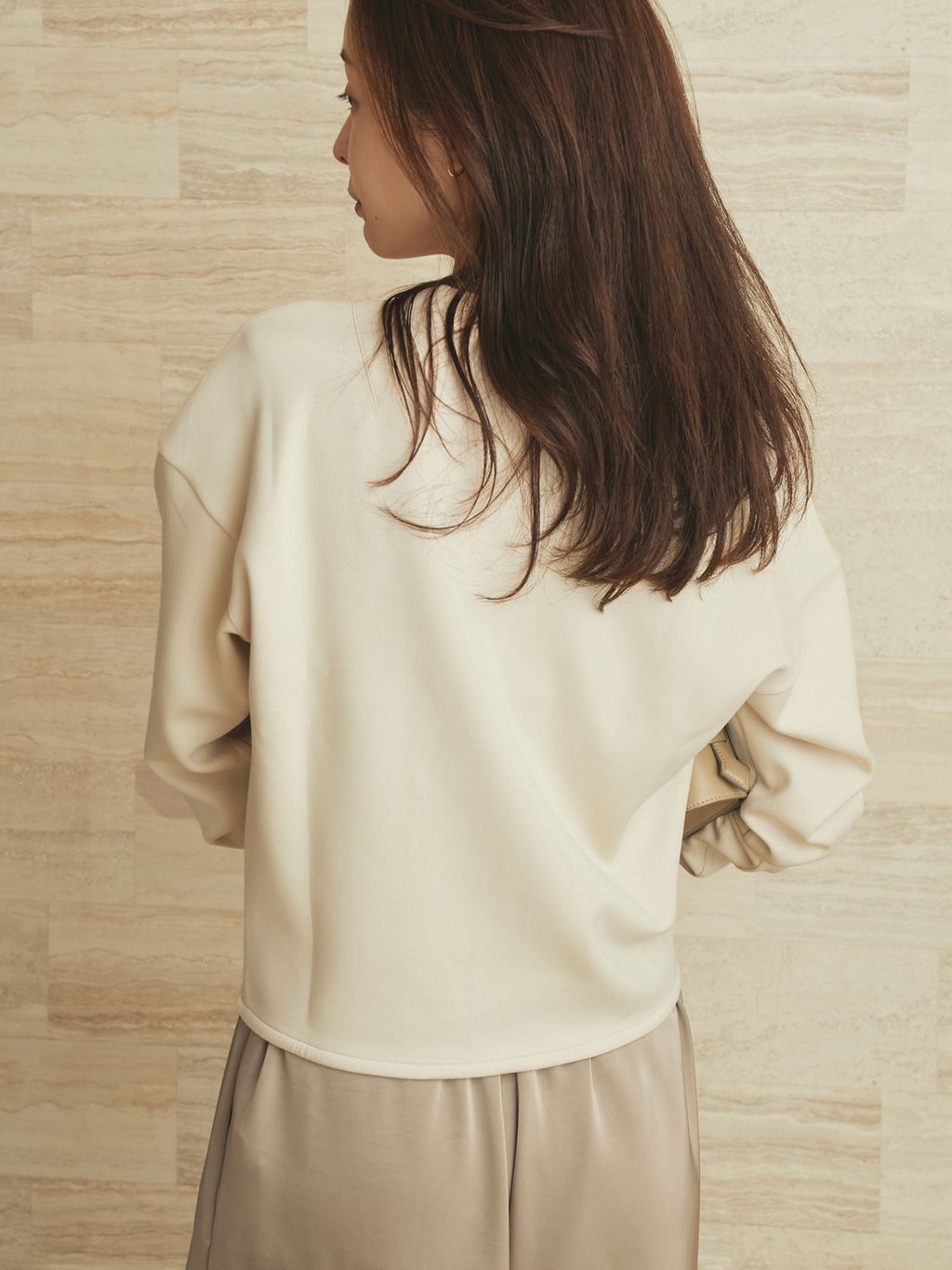 Ponte ZIP プルオーバーのコーディネートスナップ（Nene）｜Plage