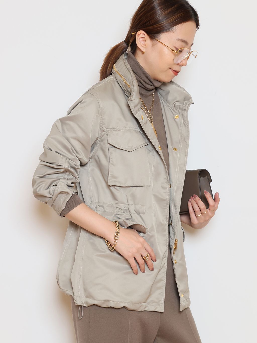 Col Pierrot/コルピエロ】Military ブルゾンのコーディネートスナップ
