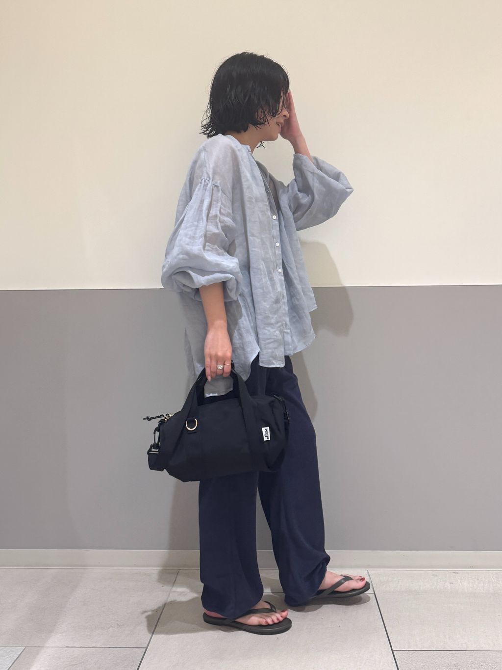 追加3》ラミースキッパーシャツのコーディネートスナップ（kazuki