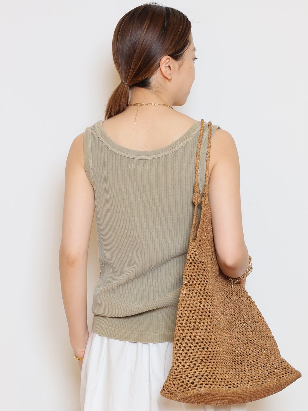 MUSE de Deuxieme Classe JOHNBULL タンクトップ JOHNBULL/ジョンブル】ピグメントハリヌキTANKTOPのコーディネート
