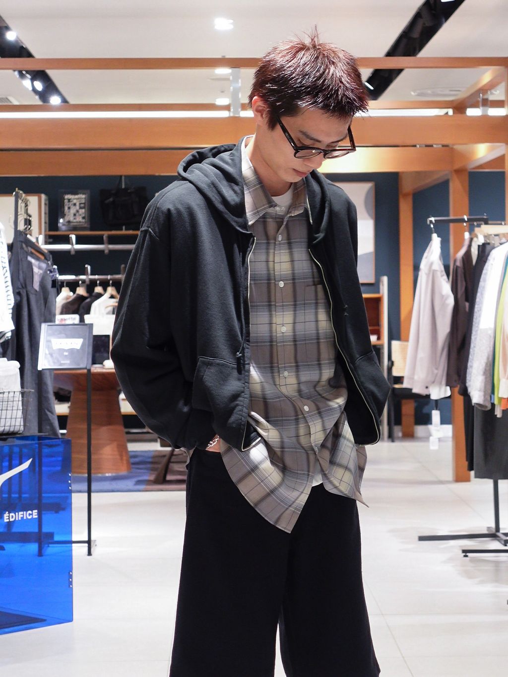 AURALEE (オーラリー) HIGH TWIST LIGHT SWEAT ZIP PARKAの
