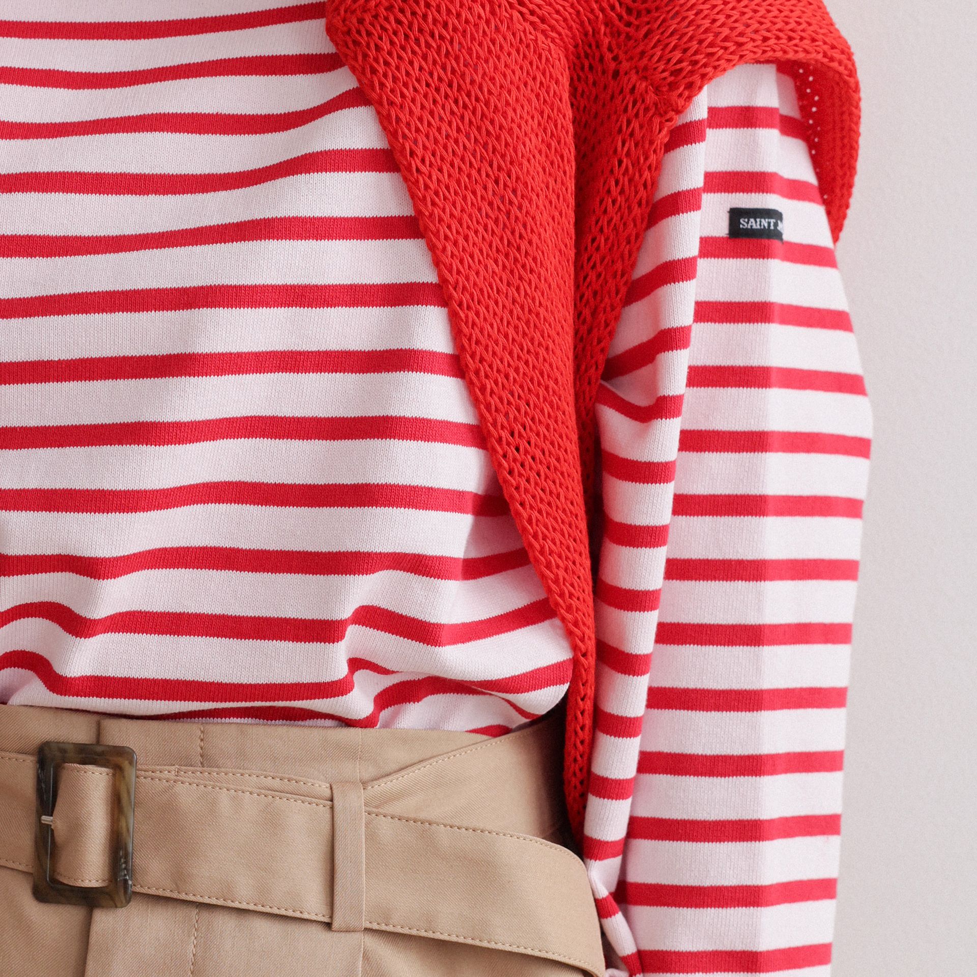 SAINT JAMES】IENA別注カラーで楽しむ、春の6スタイル｜IENA｜ブログ