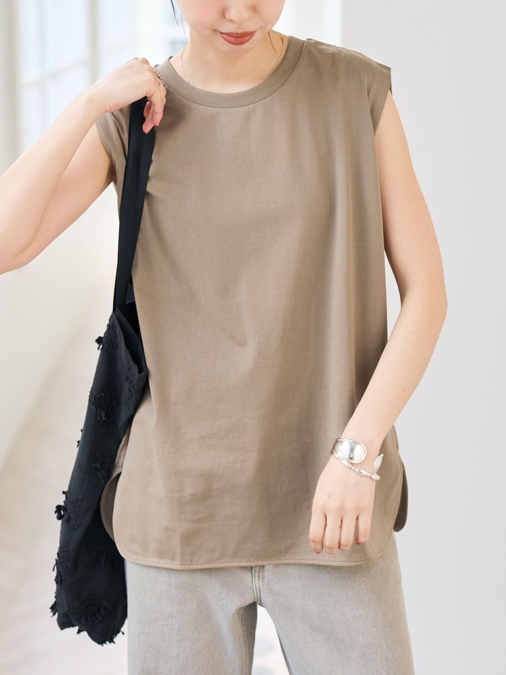 予約》crinkle crinkle crinkle 別注3D embroidery TOTE*の