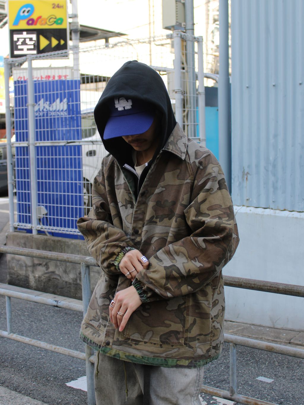 NEEDLES / ニードルズ Reversible Coach Jacket - Camo Tの