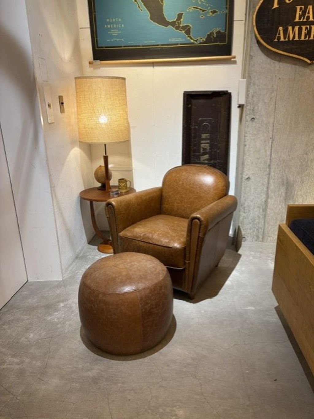 大型商品》OAKS CLUB CHAIR(crack) オークスクラブチェアの