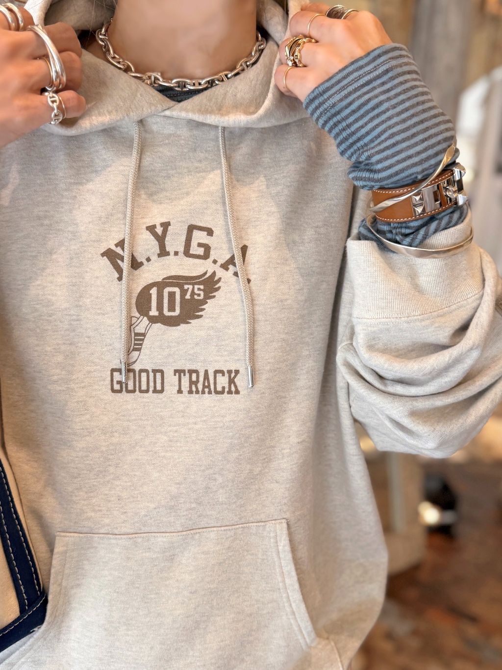 GOOD GRIEF!/グッド グリーフ】 NYGA EMB HOODIEのコーディネート