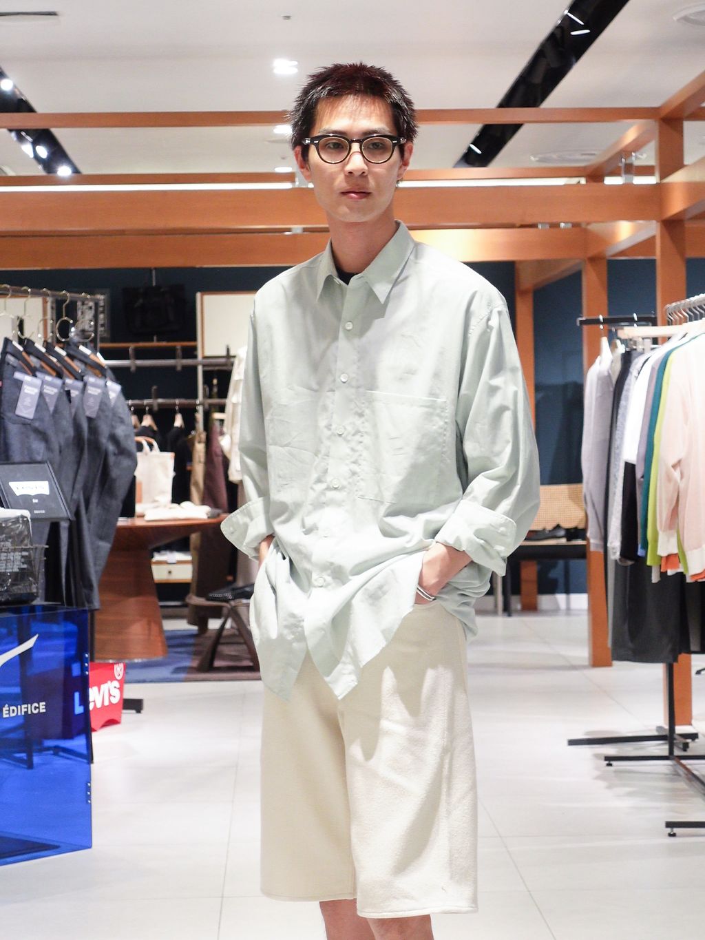 AURALEE (オーラリー) SUPER FINE COTTON LAWN SHIRTのコーディネート