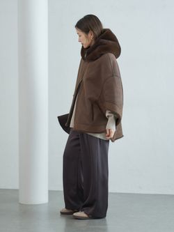 LOU ANDREA/ルーアンドレア ECO FUR BZ エコファーブルゾンの