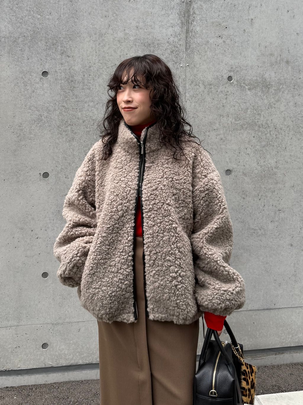 ZIPBOA BZ / ジップボア ブルゾンのコーディネートスナップ（Hori