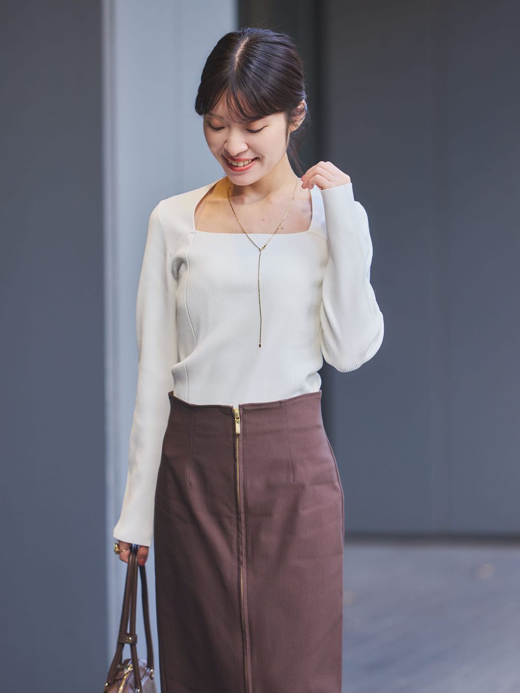 追加予約2》RyNyコンフォートストレッチジップタイトスカートの