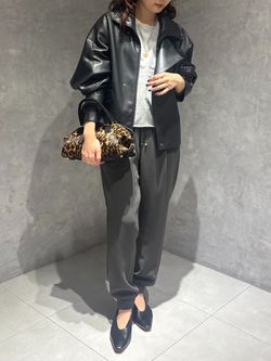 archivio 春夏　撥水加工ブルゾン（ベスト）美品 VACHEMENT/ヴァシュモン ECO LEATHER BZ ブルゾン VN-13A-409の