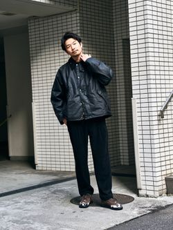 Barbour / バブアー os transport wax jacketのコーディネートスナップ