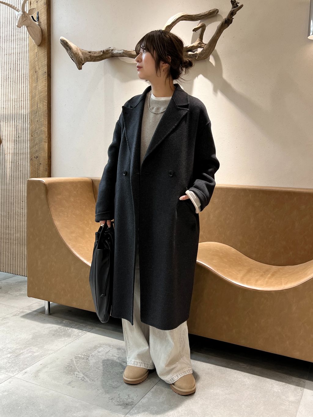 ≪追加≫SUPER160'sダブルブレストコート 4のコーディネートスナップ