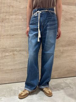 ≪予約≫BIG JOHN×BETTER THAN GOOD SLEEK WIDE LEG デニムの