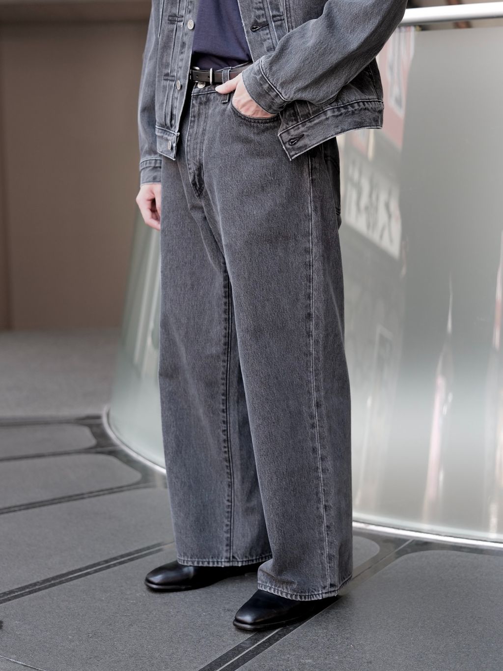 Levi's(リーバイス) 別注 2nd Type トラッカー ジャケット ASH BLACKの