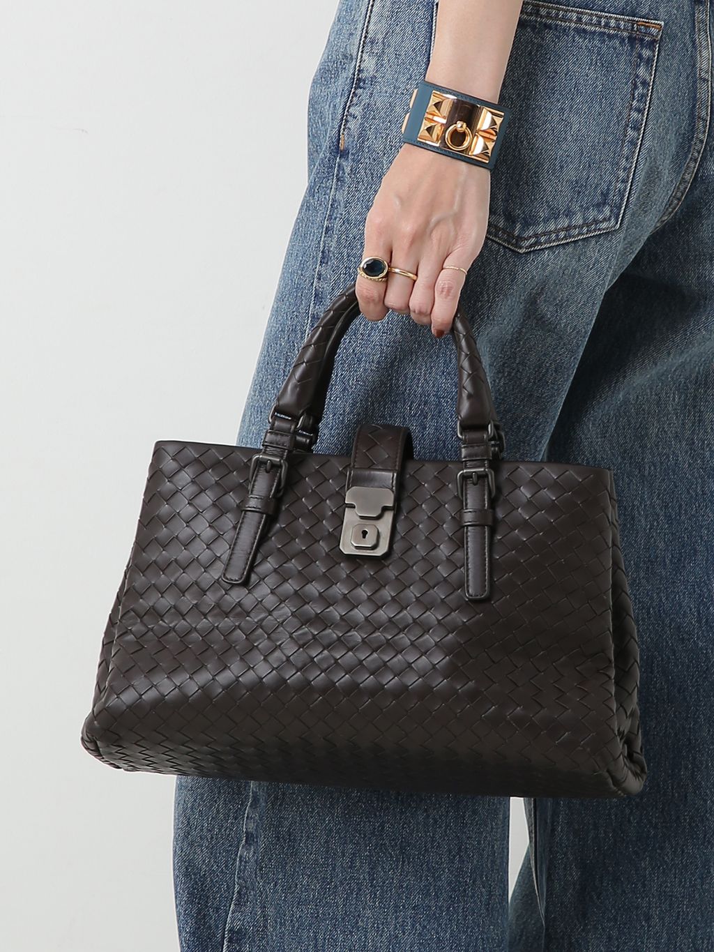 VINTAGE BOTTEGA VENETA/ボッテガ ヴェネタ】ハンドバッグ 2way
