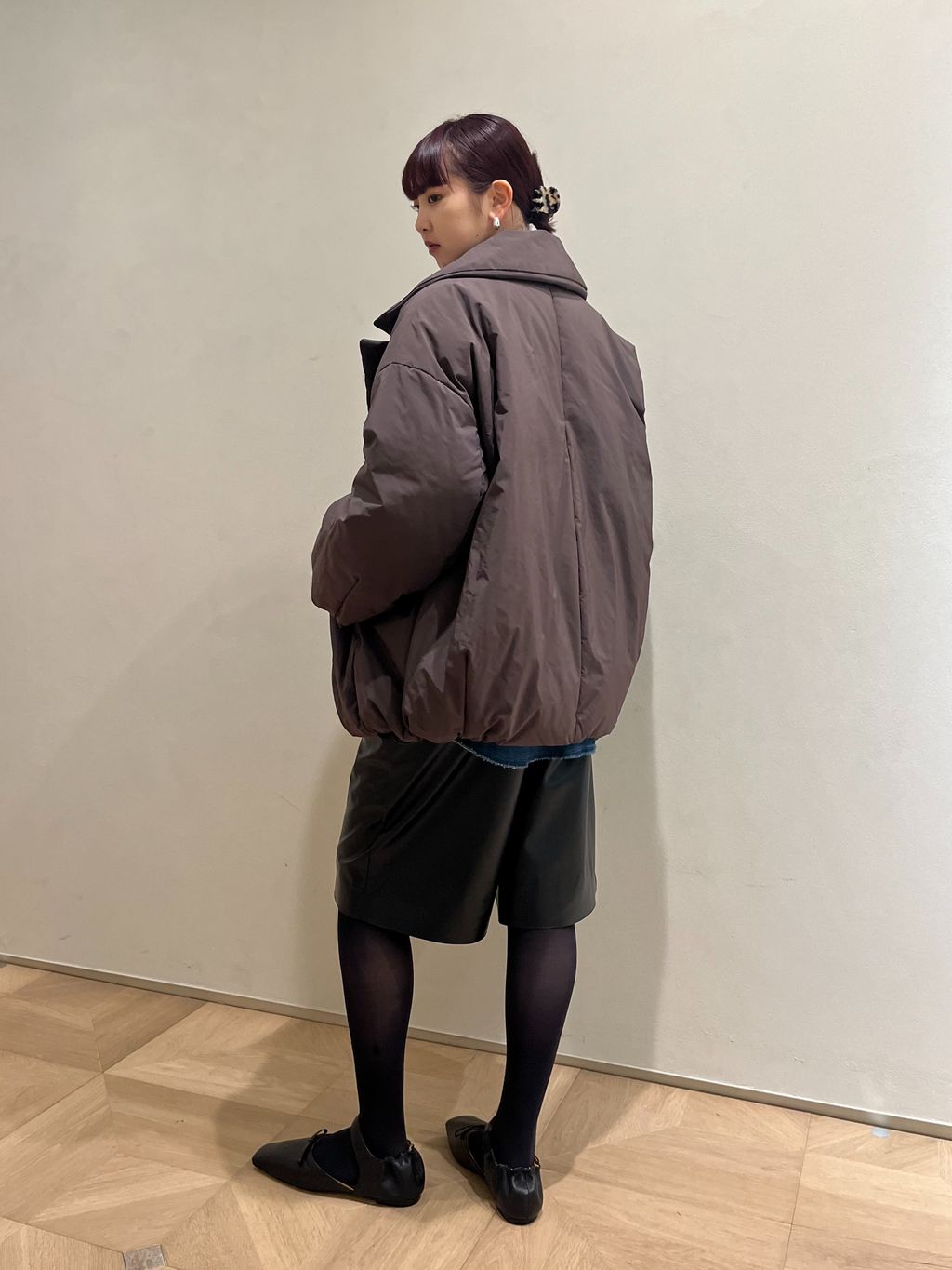 追加2予約》ARTIROSA撥水テイラーコクーンダウンのコーディネート