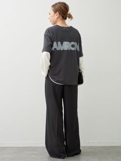 DEUXIEME CLASSE - アメリカーナ スウェット 予約》【AMERICANA/アメリカーナ】AMRCN TEEのコーディネートスナップ