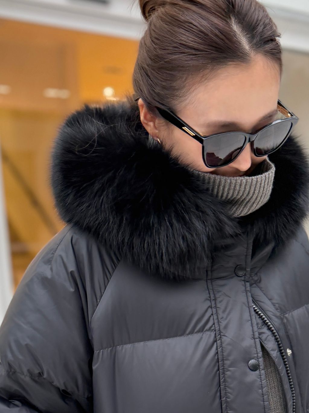 YVES SALOMON/イヴ サロモン】 DOWN WITH FOX FURのコーディネート