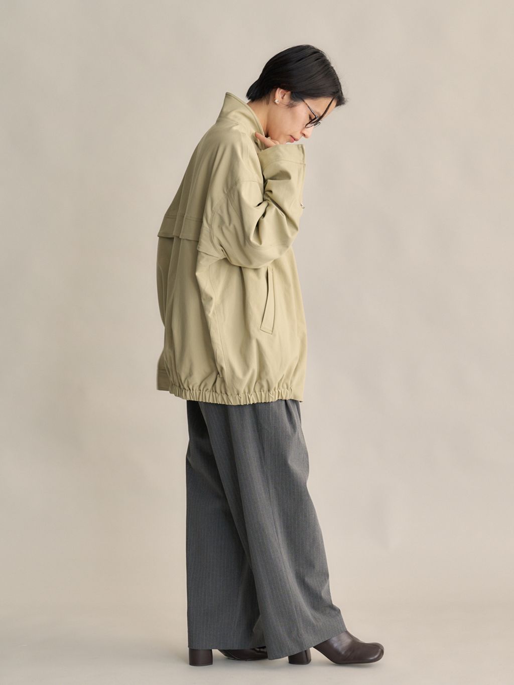 TODAYFUL Standcollar Warm Blouzonのコーディネートスナップ（mio