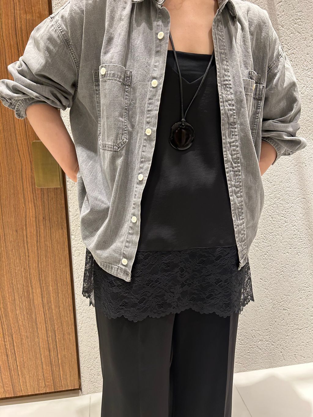 ballon denim シャツのコーディネートスナップ（Jun）｜Plage