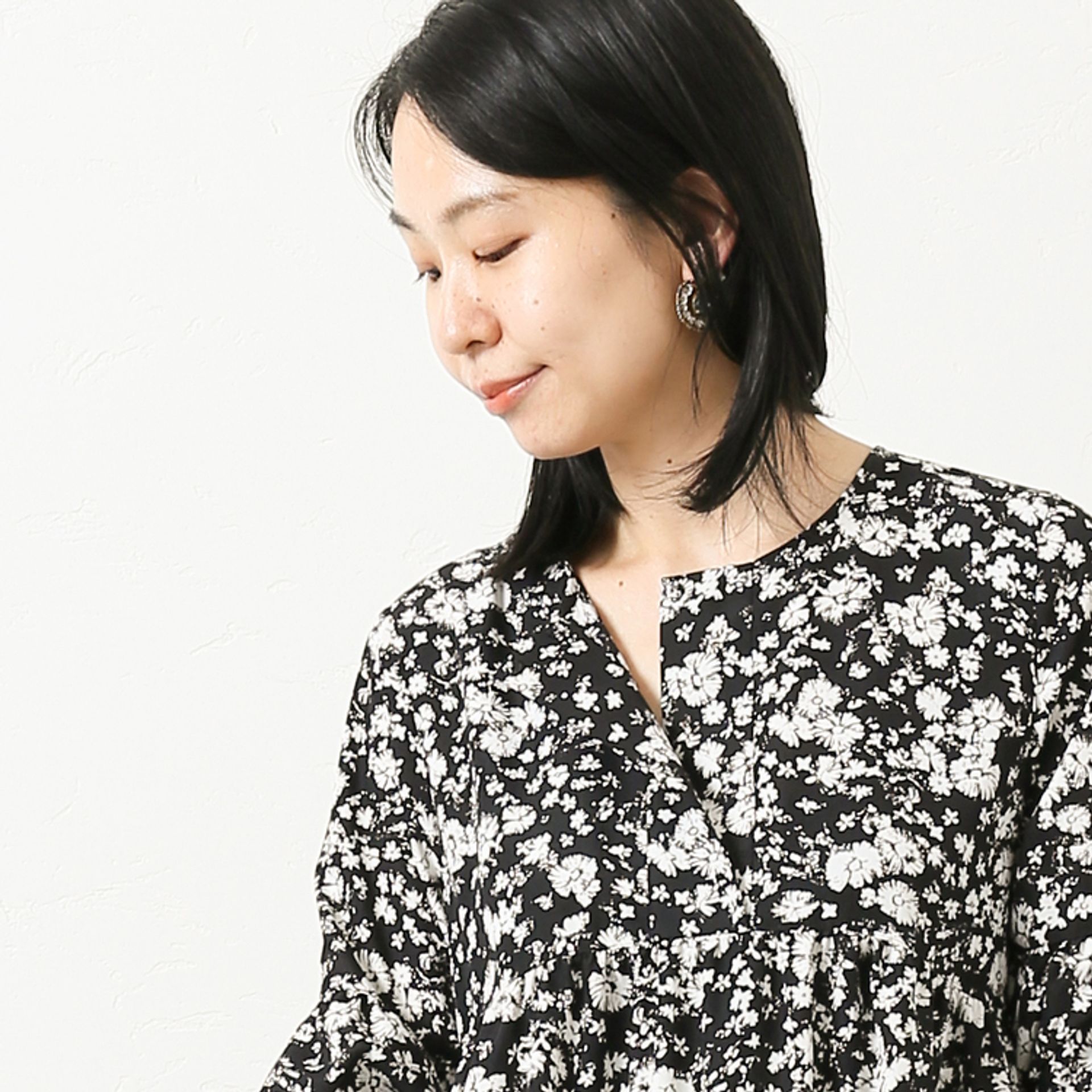 SUPER160SリバーBIGジャケットのコーディネートスナップ（Ayako 