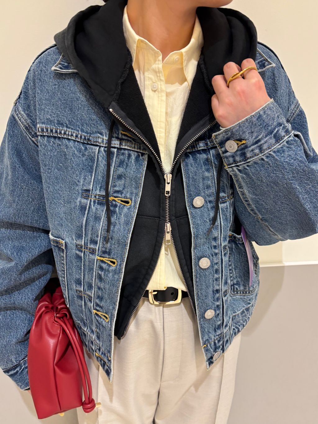 追加》Levi's/リーバイス SLOBE別注 BALLOON SLEEVE TRACKER デニム