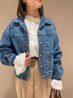 追加》Levi's/リーバイス SLOBE別注 BALLOON SLEEVE TRACKER デニム